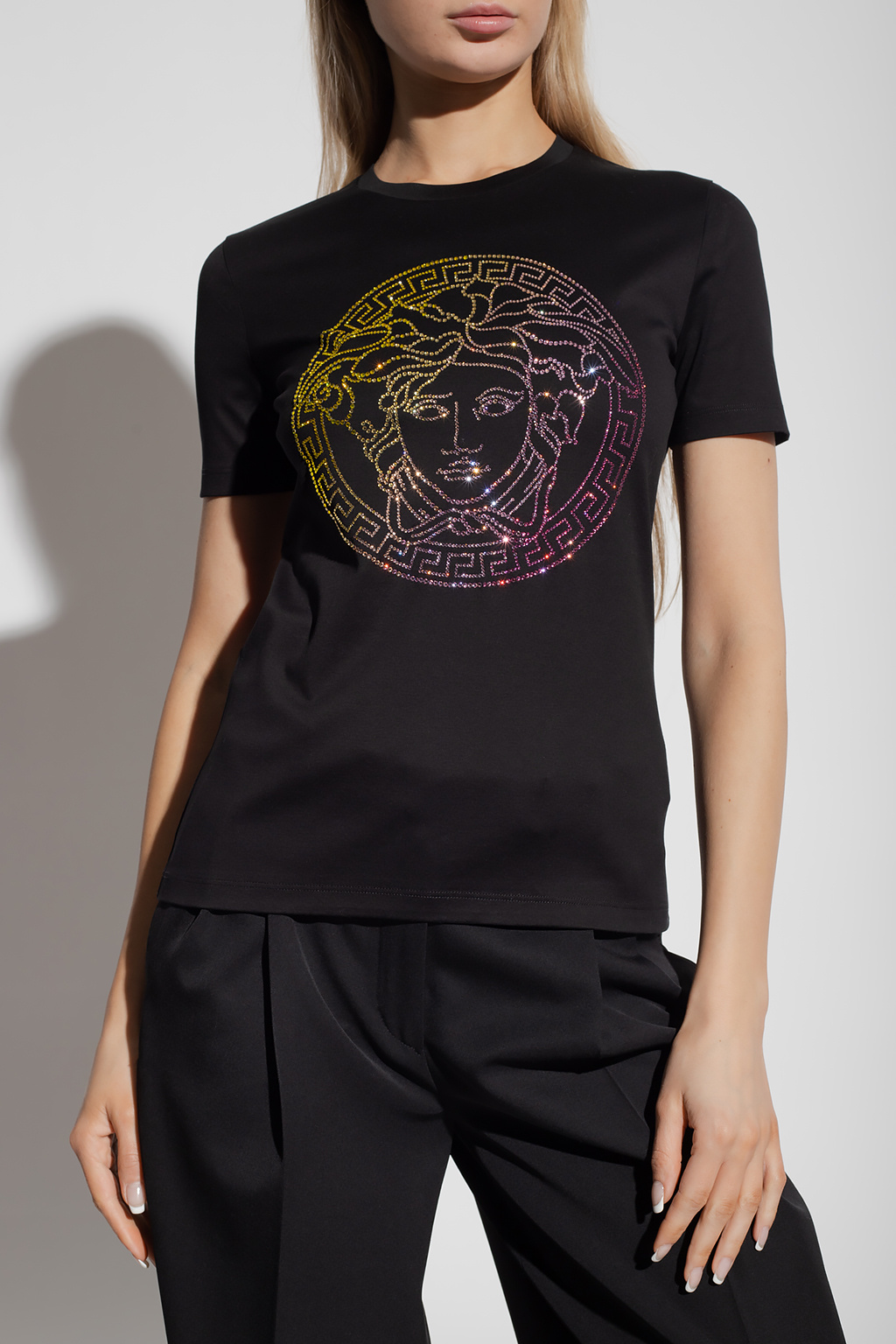 Versace Ritchie T shirt coton organique WORKAWAY Women s